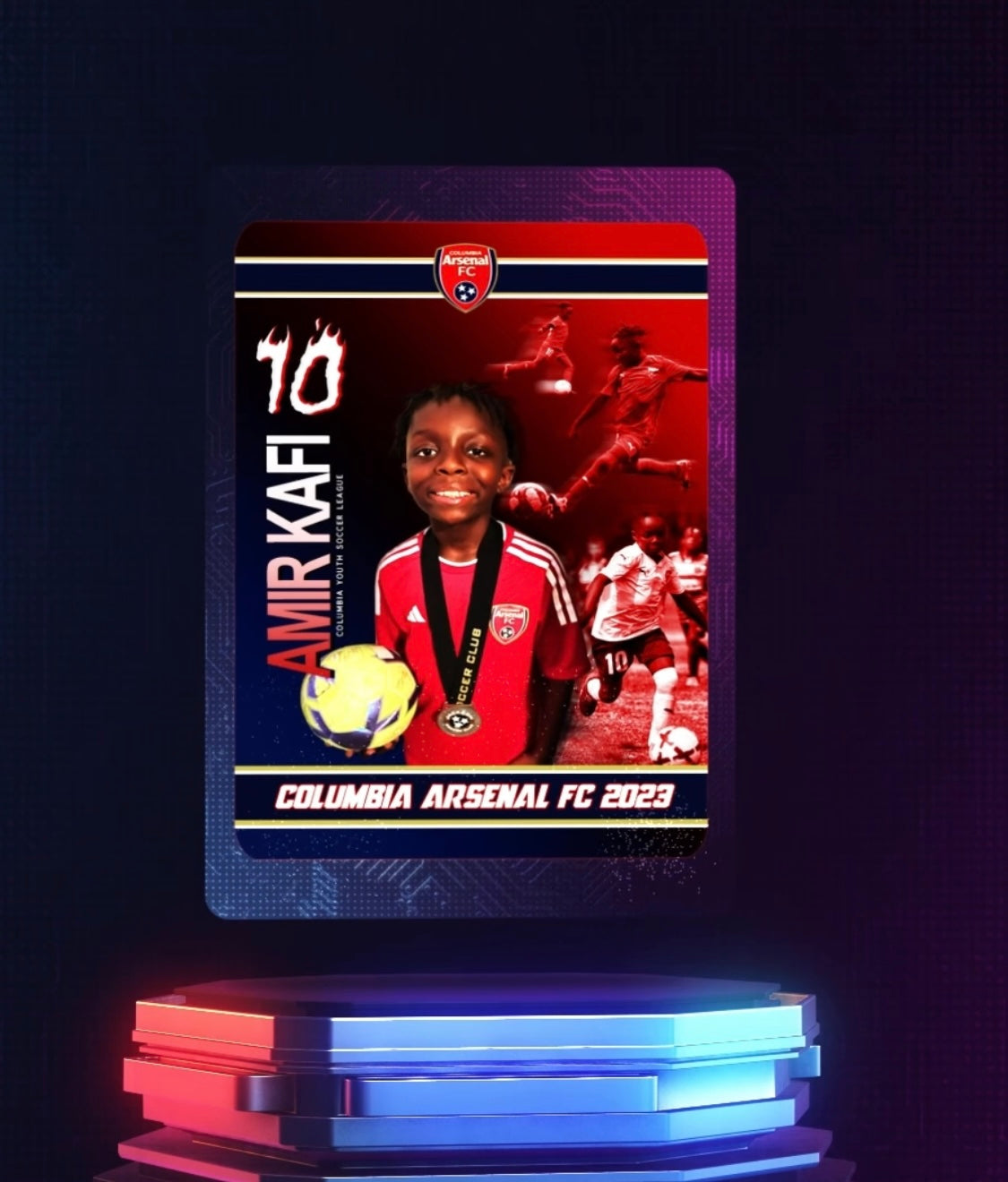 Custom Digital Sports Card